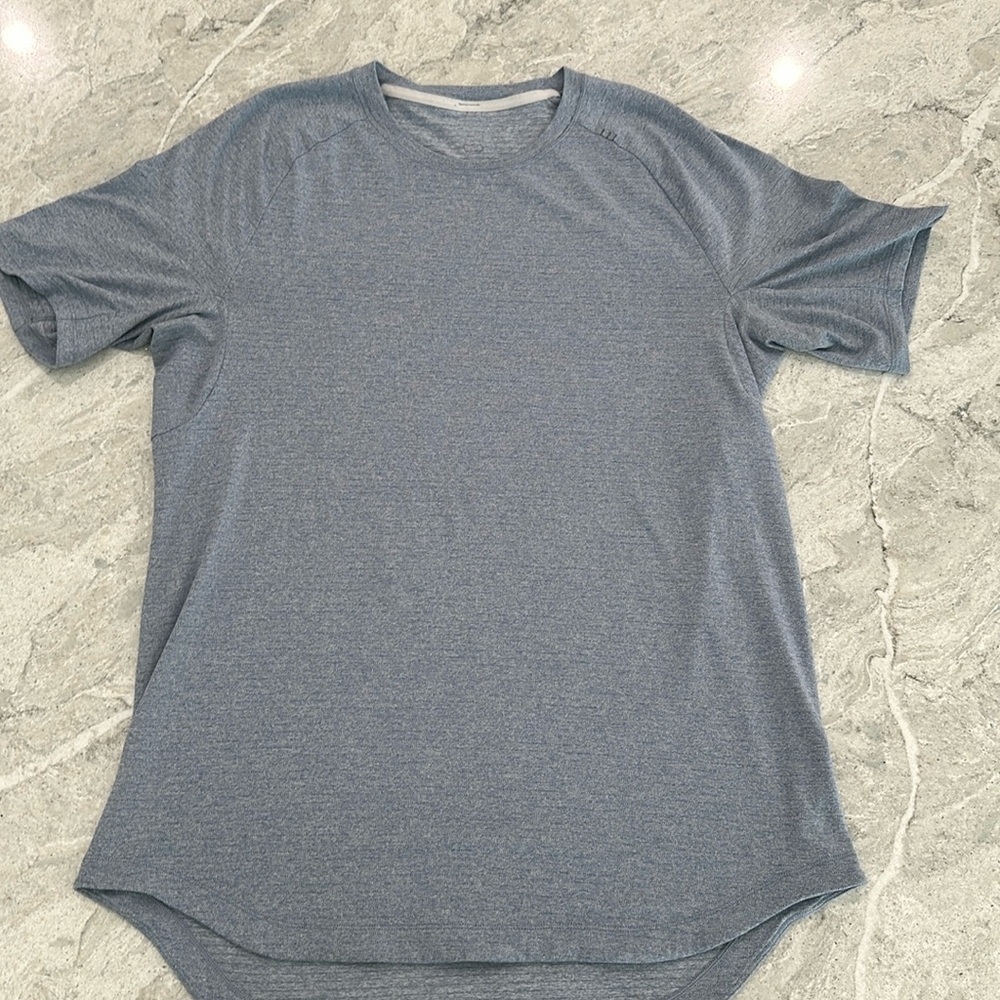 Lululemon Drysense Shirt, Blue Heather
